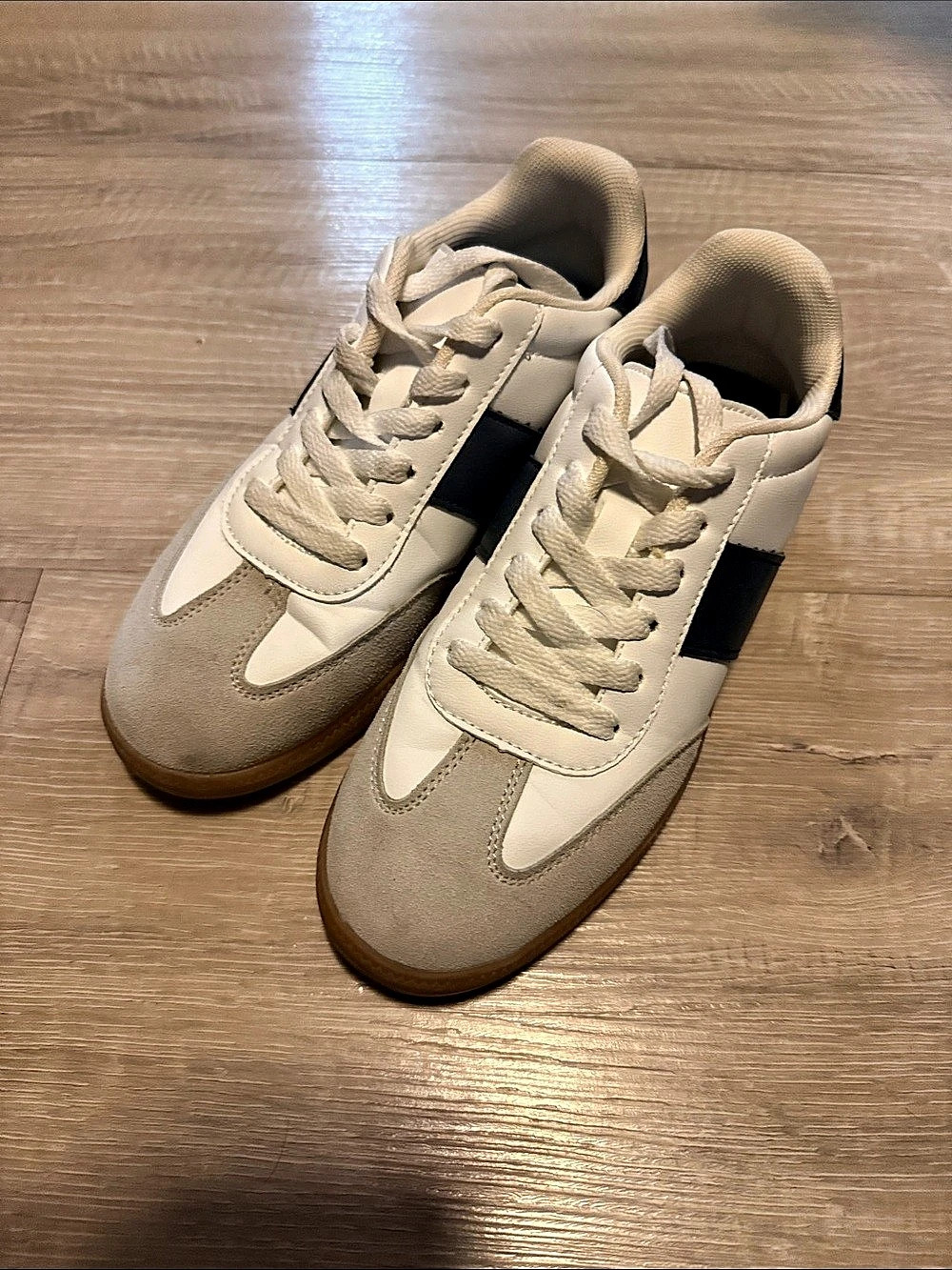 Nautica Casual Sneakers White & Brown US 7.5
